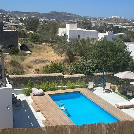 Minimal Grey Pool-front In Lejlighed