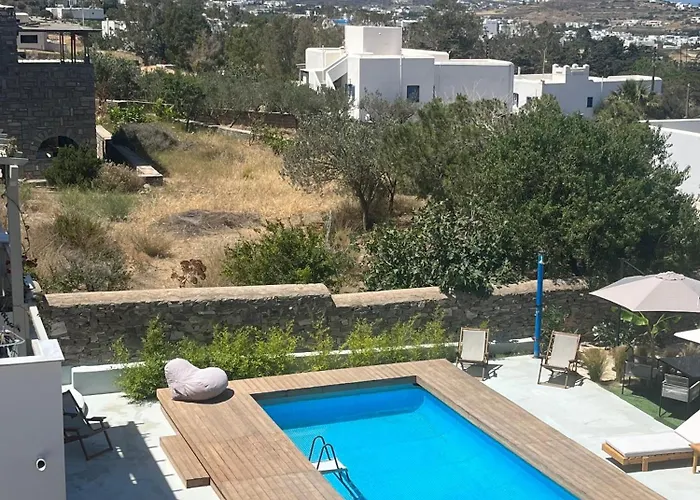 Minimal Grey Pool-front In Lejlighed